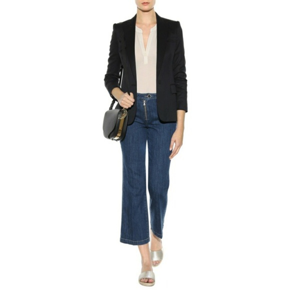 Paige Milo Crop Flare Jeans Size 26